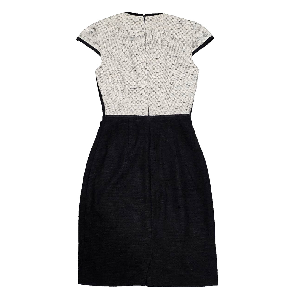 Hobbs Black And White Tweed office work Sheath Dress Size 2 A003342 - Picture 3 of 14